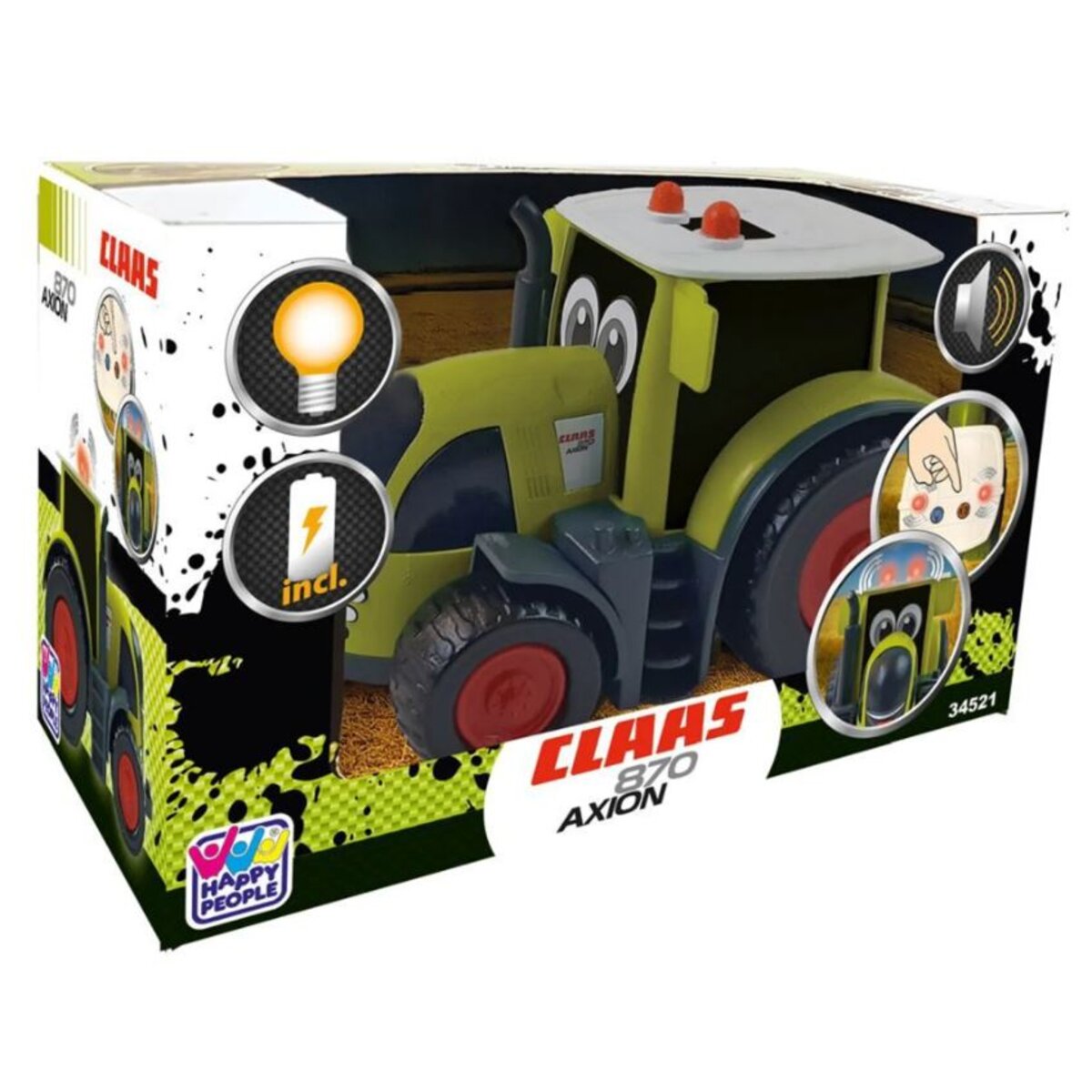 Happy People Claas Kids Traktor Axion 870, mit Licht und Sound
