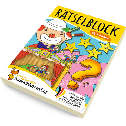 Hauschka Verlag Rätselblock ab 3 Jahre, Band 1