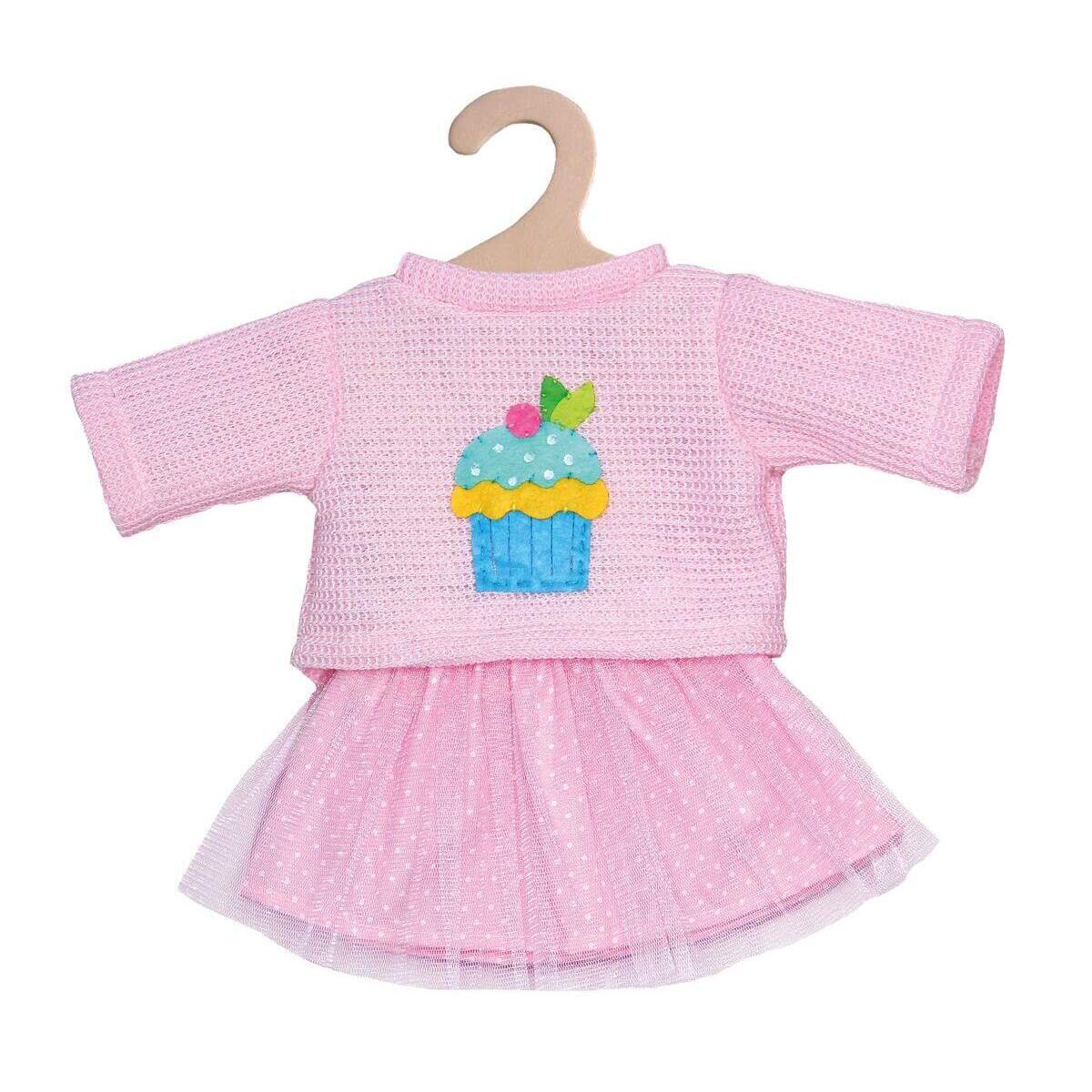 Heless Puppen-Pullover und Tüllrock Cupcake, Gr. 35-45 cm, sortiert