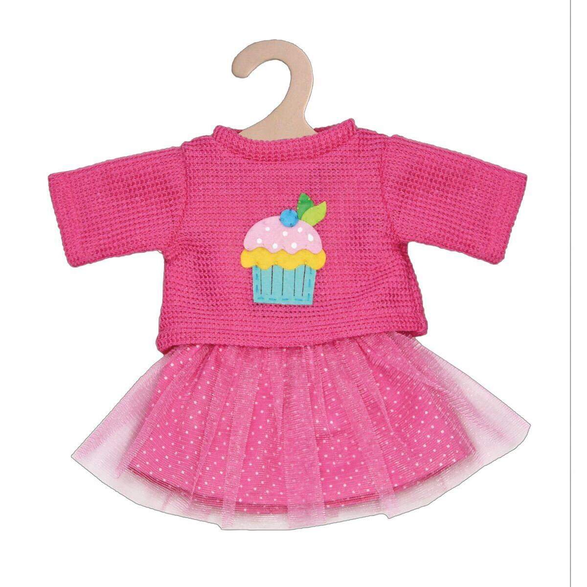 Heless Puppen-Pullover und Tüllrock Cupcake, Gr. 35-45 cm, sortiert