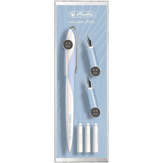 Herlitz Nicewr. Set My Pen LH&RH Light Blue im Blister
