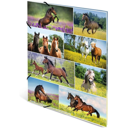 HERMA Sammelmappe Pferdewiese aus Karton DIN A3