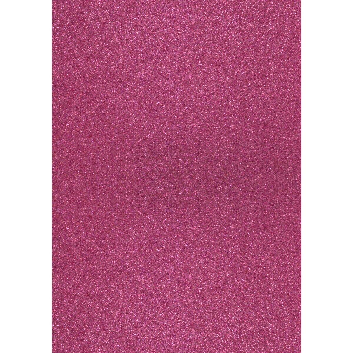 Heyda Glitterkarton A4 französischrot