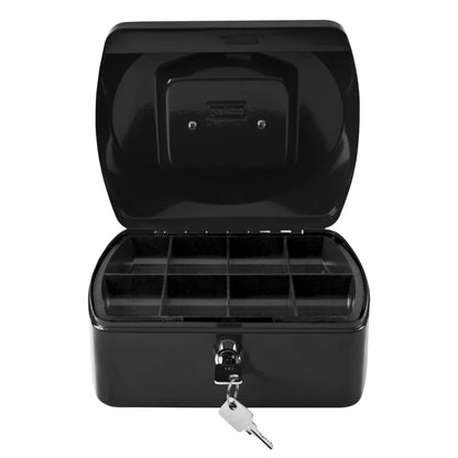 Idena Geldkassette 6", 155 x 120 x 90 mm, schwarz