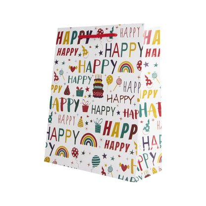 Idena Geschenktasche Happy Birthday 18 x 23 x 8 cm