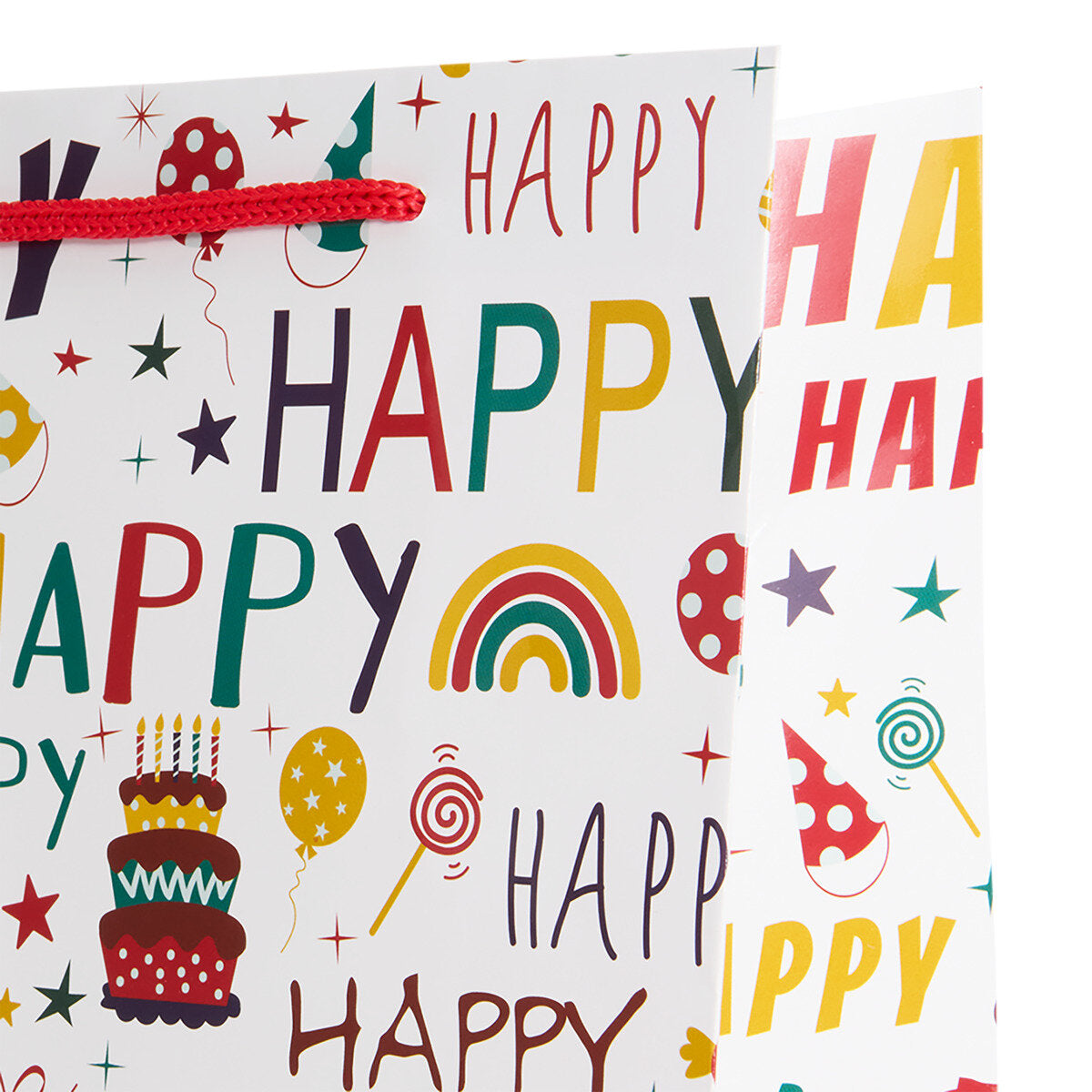 Idena Geschenktasche Happy Birthday 18 x 23 x 8 cm