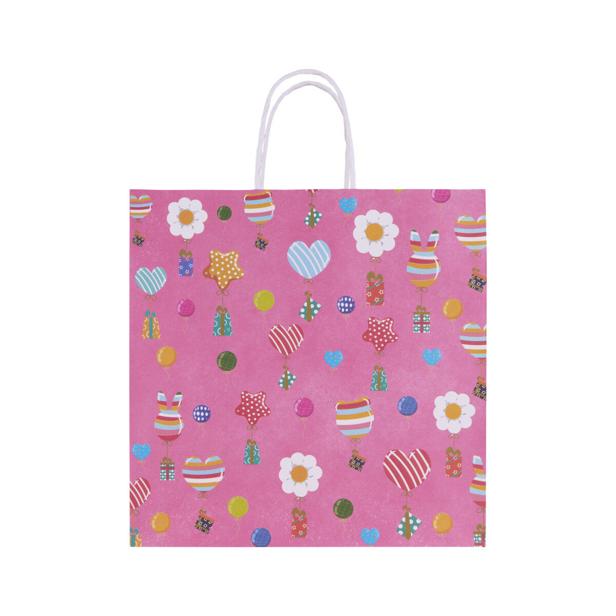 Idena Geschenktasche Kinder pink 28 x 28 x 15 cm