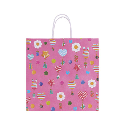 Idena Geschenktasche Kinder pink 28 x 28 x 15 cm