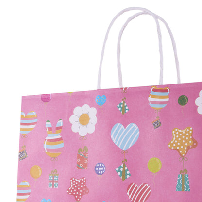 Idena Geschenktasche Kinder pink 28 x 28 x 15 cm