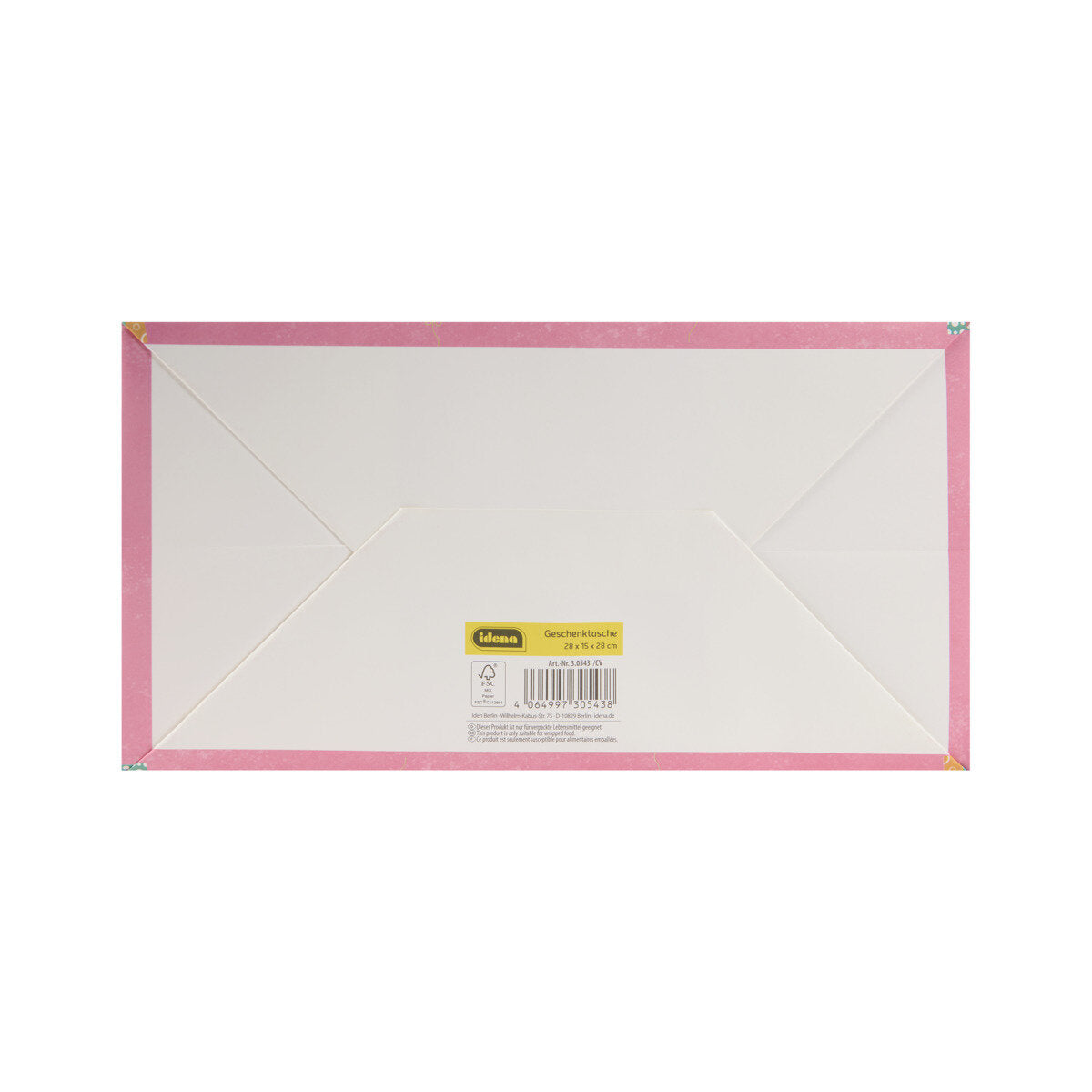 Idena Geschenktasche Kinder pink 28 x 28 x 15 cm