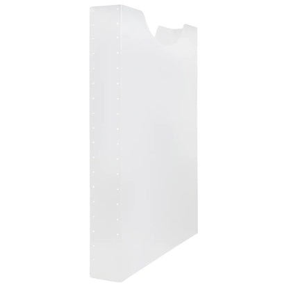 Idena Heftbox A4, transparent, hoch, Füllhöhe 4 cm