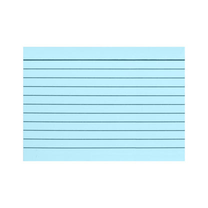 Idena Karteikarten-Block liniert DIN A6 50 Stück