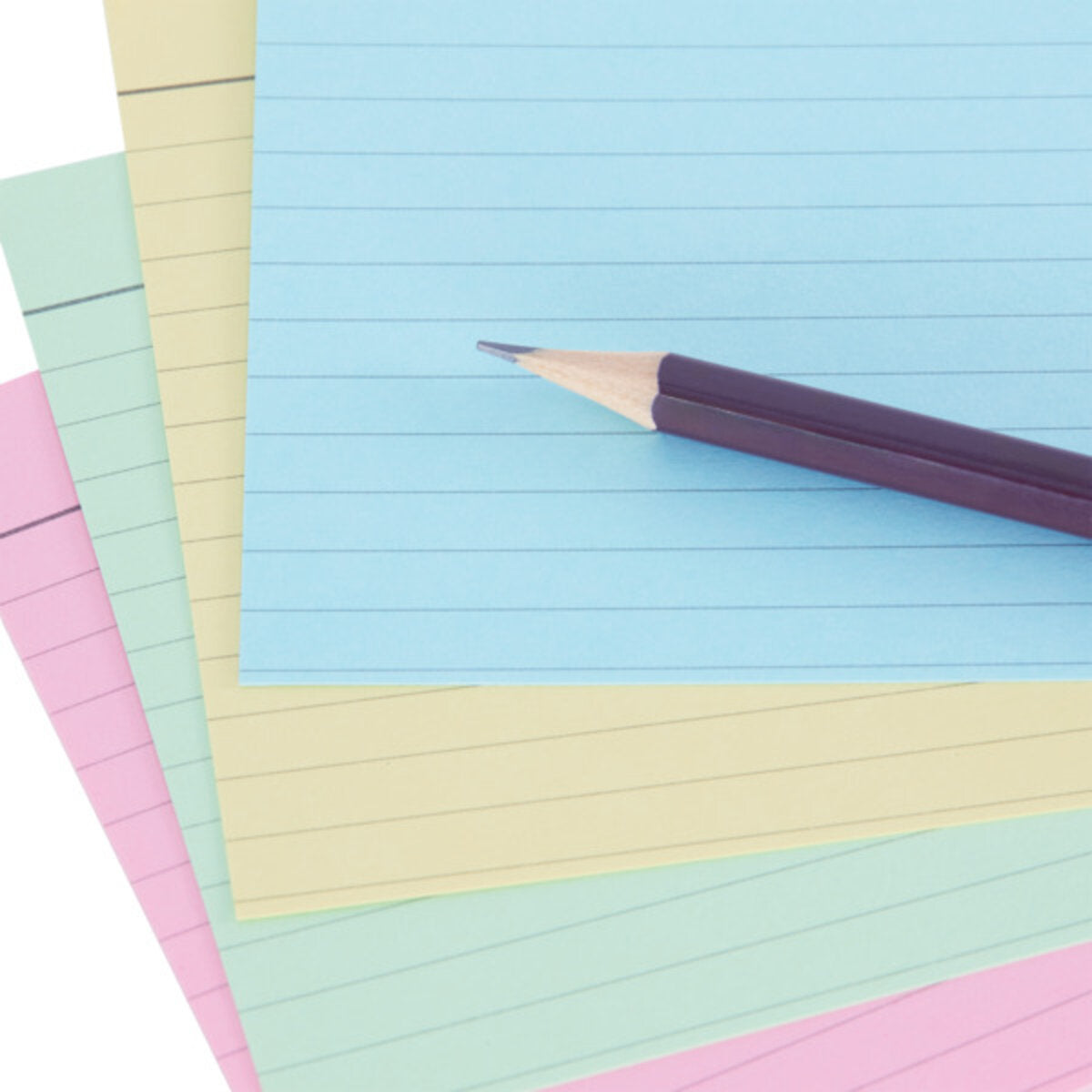 Idena Karteikarten-Block liniert DIN A6 50 Stück