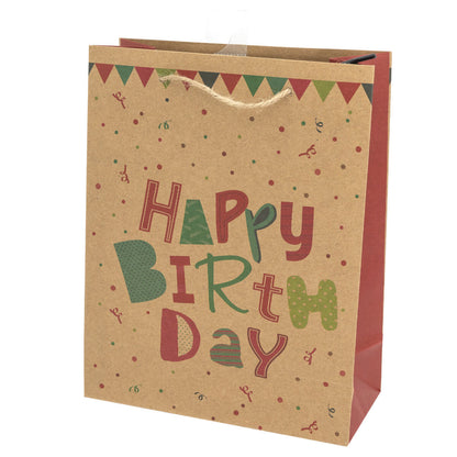 Idena Lacktasche "Happy Birthday", Größe M, 23 x 18 x 8 cm