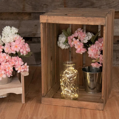 Idena LED Micro Lichterkette, 120 LED warmweiß, mit Silberdraht, USB, für innen, ca. 13,50 m