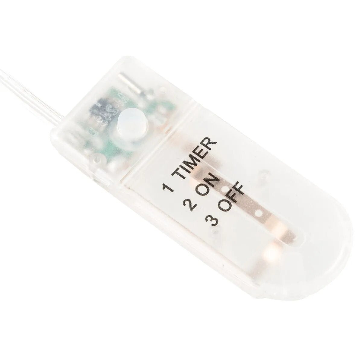 Idena LED Micro Lichterkette mit 100 LED in warm weiß, mit 6 Stunden Timer Funktion, ca. 10,2 m