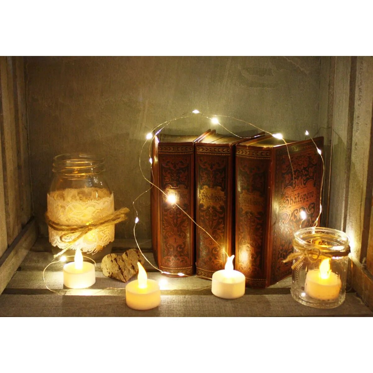 Idena LED Teelichter, 2 Stück