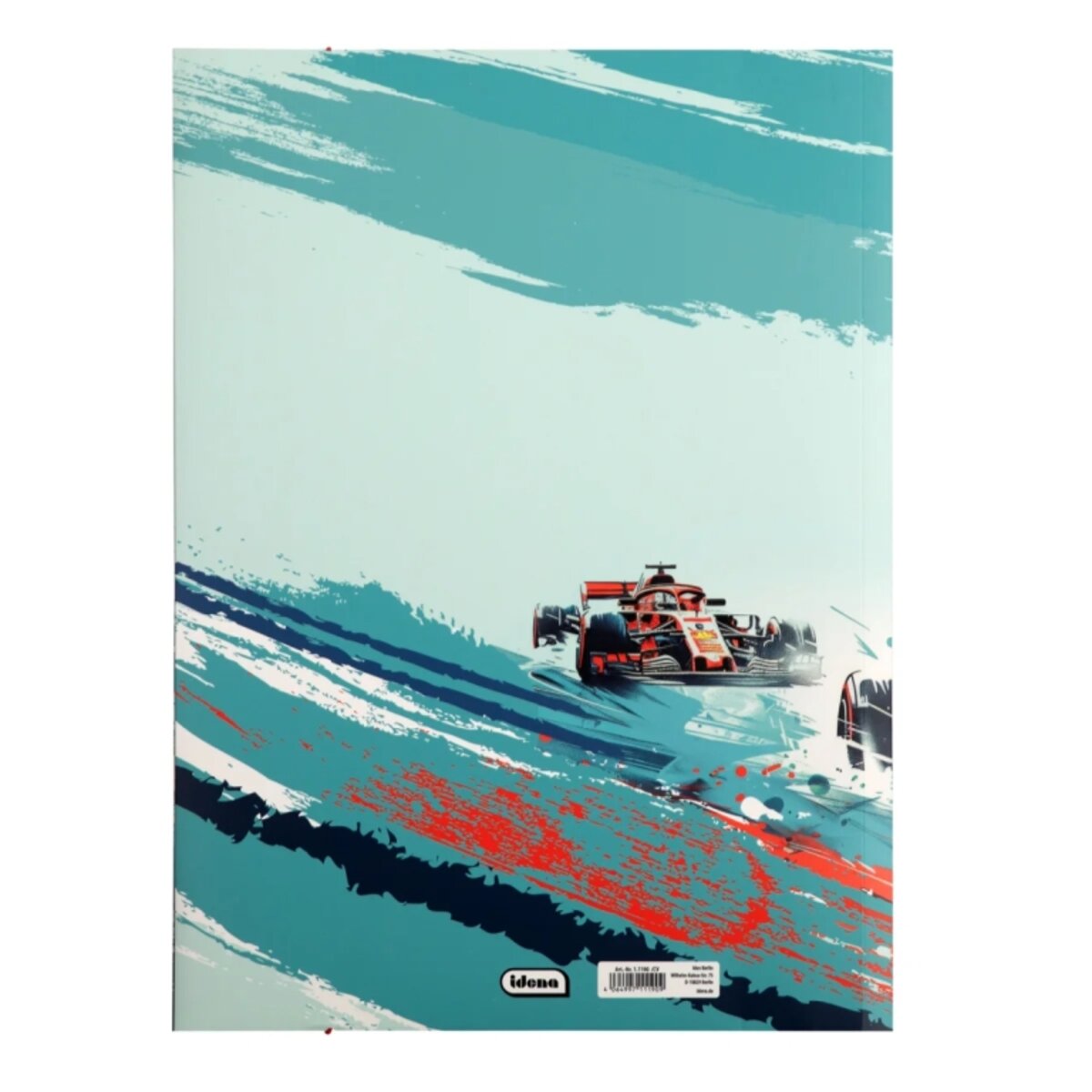 Idena Sammelmappe Autorennen mit Gummizug 400g/m² DIN A3