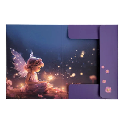 Idena Sammelmappe Fee mit Gummizug 400g/m² DIN A3