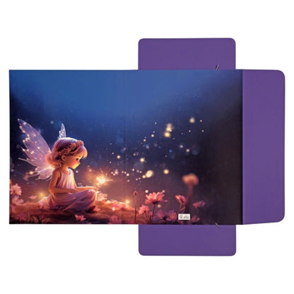 Idena Sammelmappe Fee mit Gummizug 400g/m² DIN A3