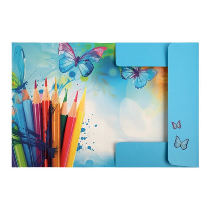 Idena Sammelmappe Schmetterling mit Gummizug 400g/m² DIN A3