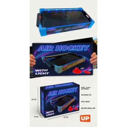 Johntoy LED Airhockey mit Licht- und Luftbetrieb