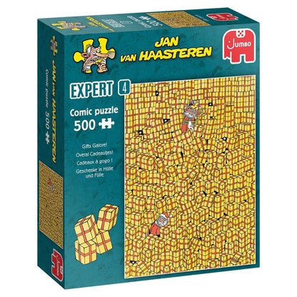 Jumbo Spiele Puzzle - Jan van Haasteren Expert: Geschenke in Hülle und Fülle, 500 Teile