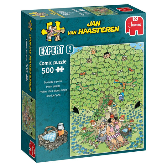 Jumbo Spiele Puzzle - Jan van Haasteren Expert: Picknick, 500 Teile