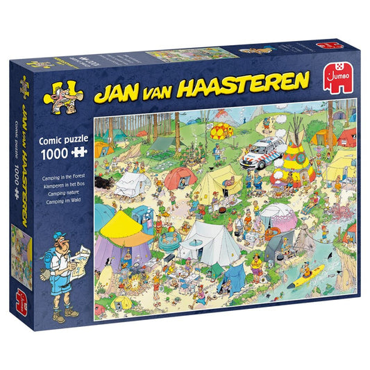 Jumbo Spiele Puzzle - Jan van Haasteren: Camping im Wald, 1000 Teile