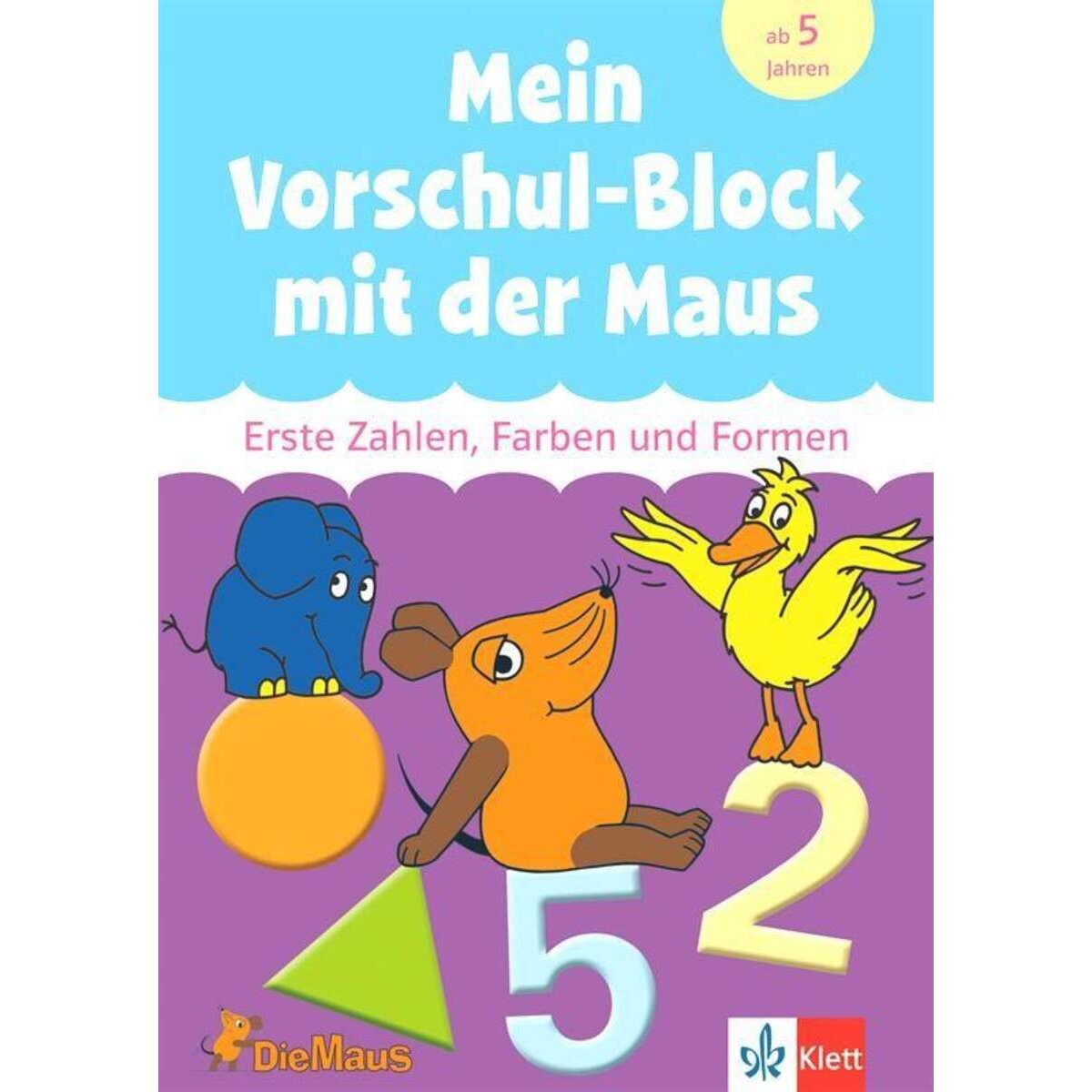 Klett Vorschulblock mit Maus Erste Zahlen