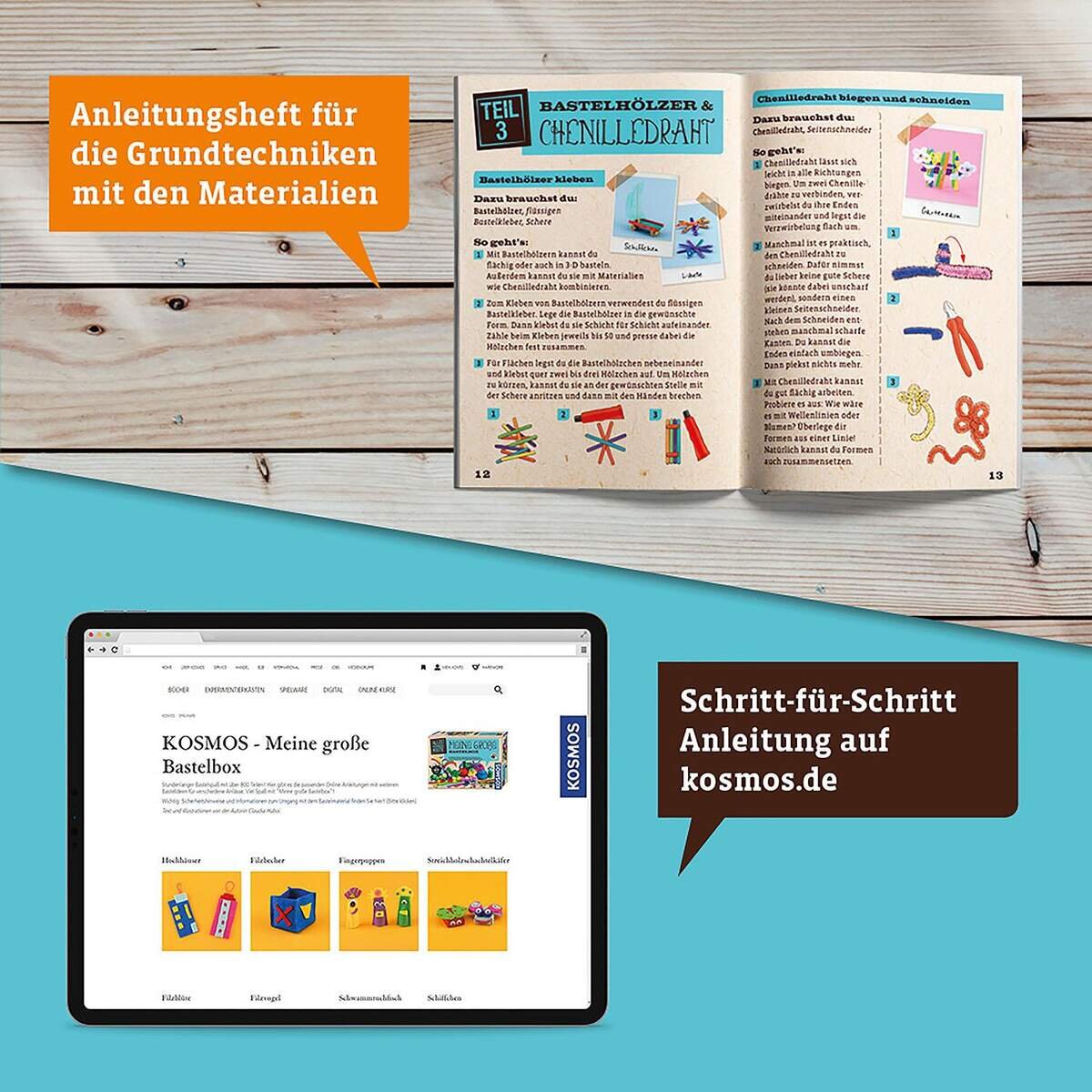 KOSMOS AllesKönnerKiste Meine große Bastelbox