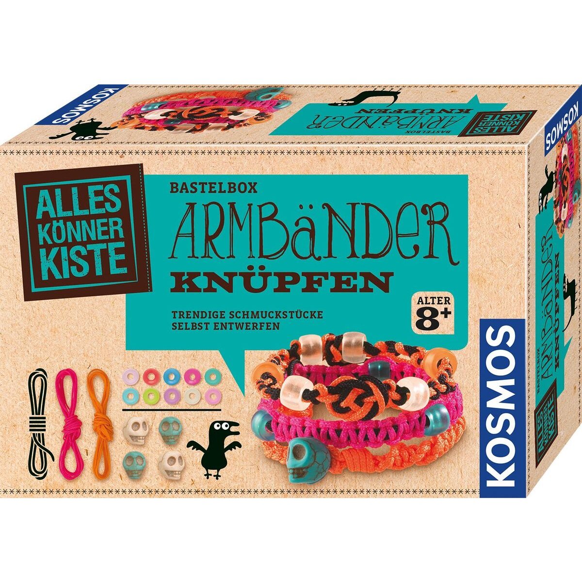 KOSMOS Bastelbox AllesKönnerKiste - Armbänder knüpfen