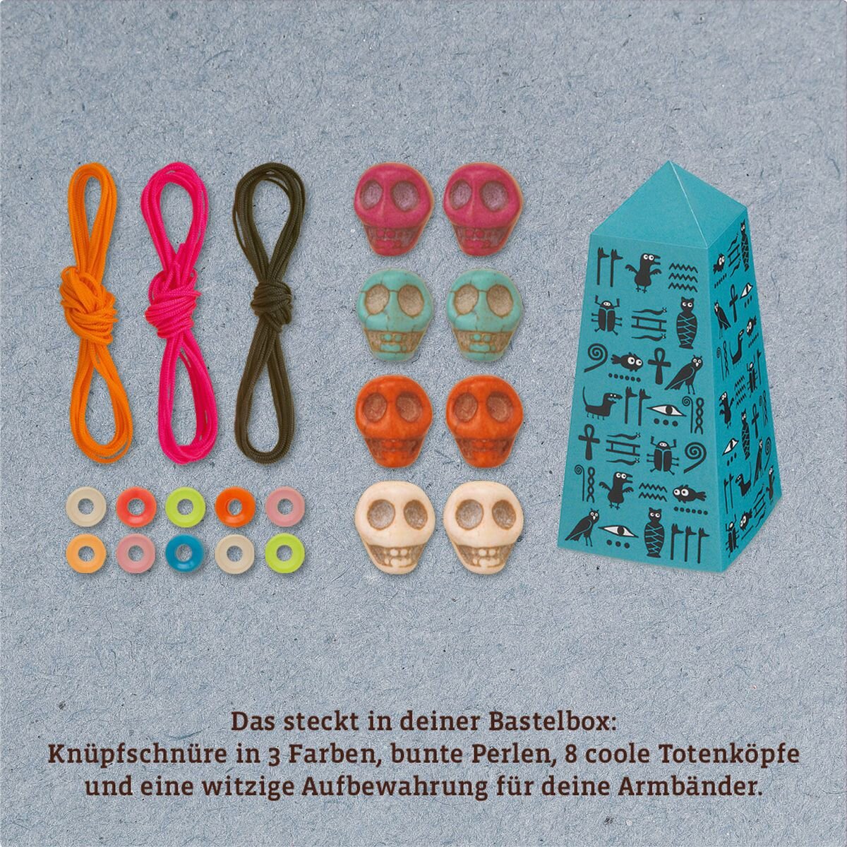 KOSMOS Bastelbox AllesKönnerKiste - Armbänder knüpfen