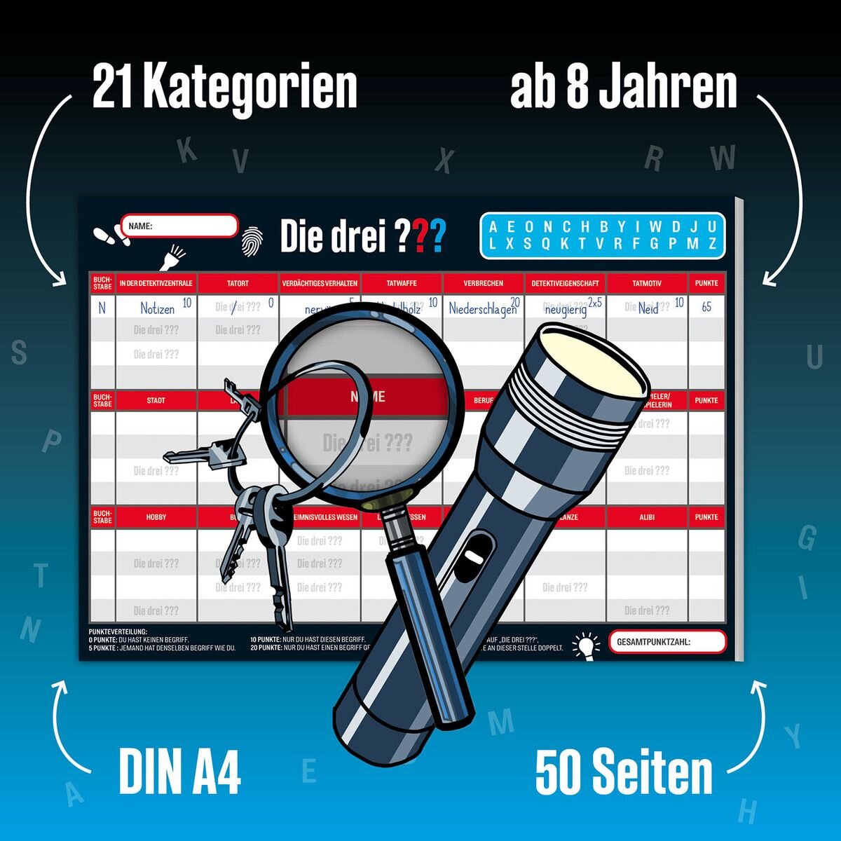 KOSMOS Die drei ??? Stadt Land Rocky Beach