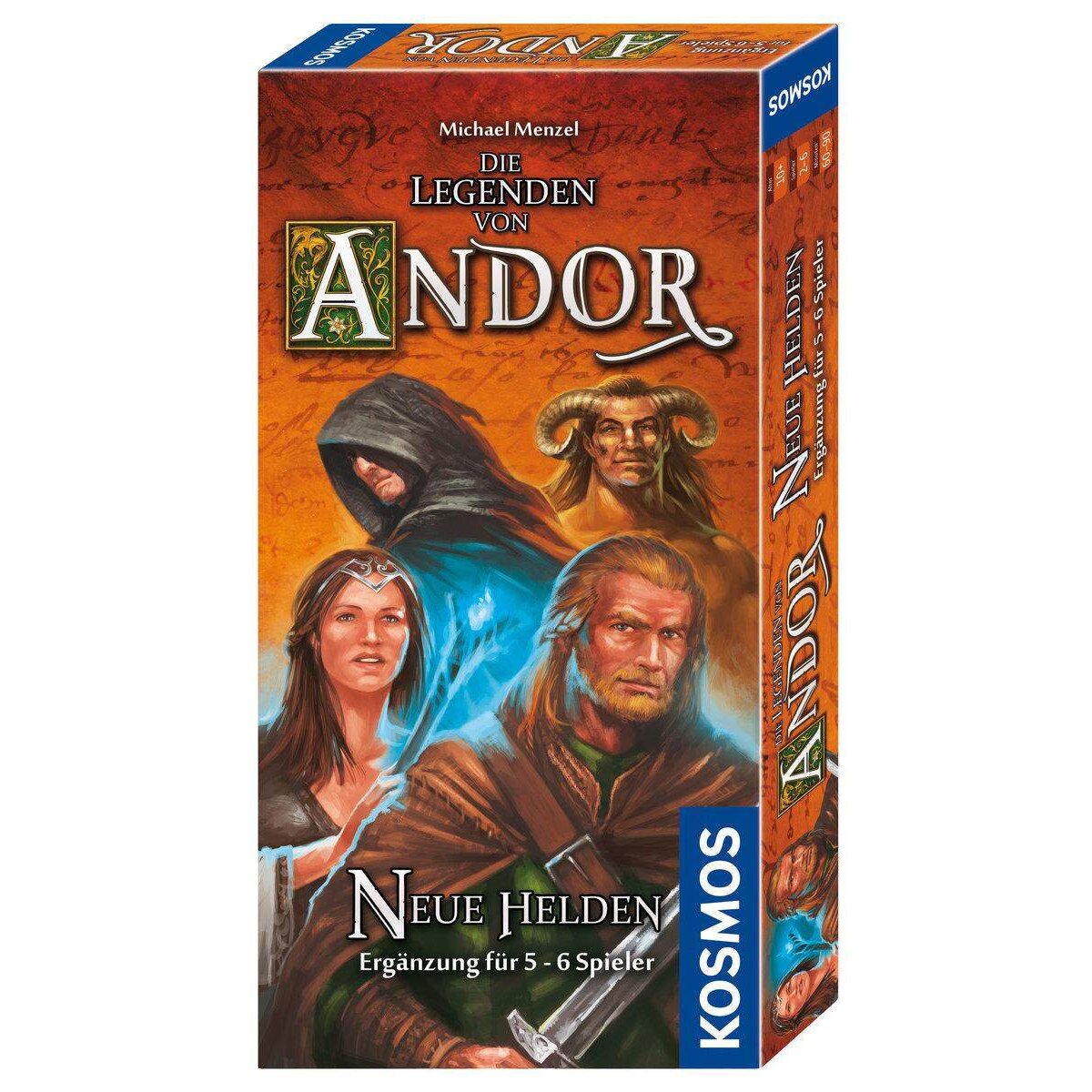 KOSMOS Die Legenden von Andor neue Helden, Brettspiel