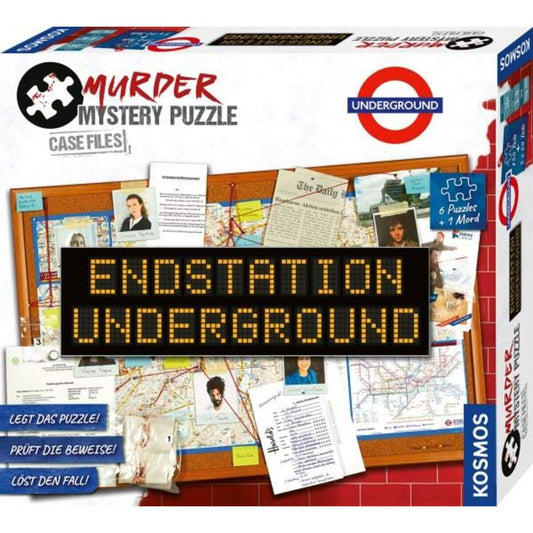 KOSMOS Murder Mystery Puzzle - Endstation Underground