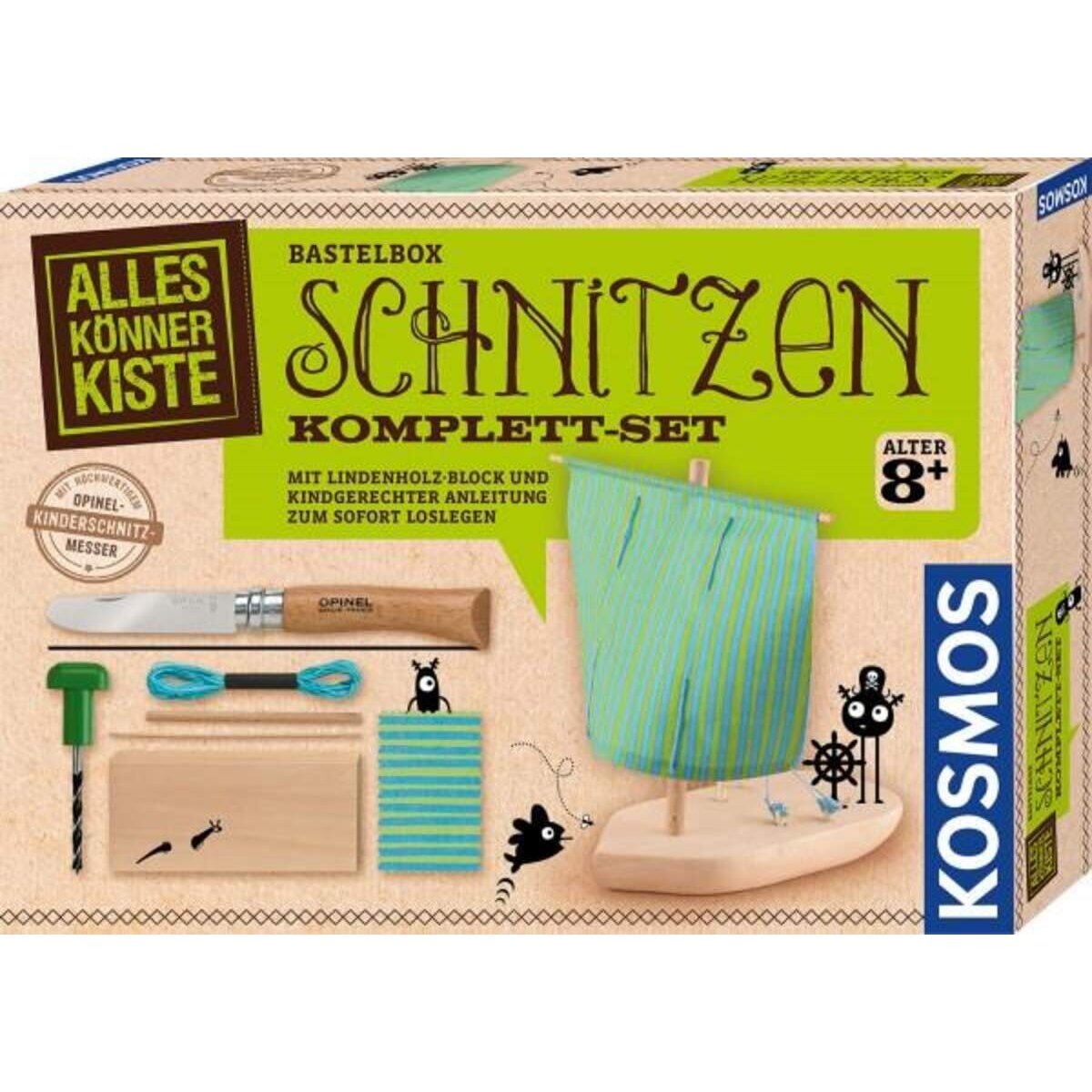 KOSMOS AllesKönnerKiste Schnitzen Komplett-Set