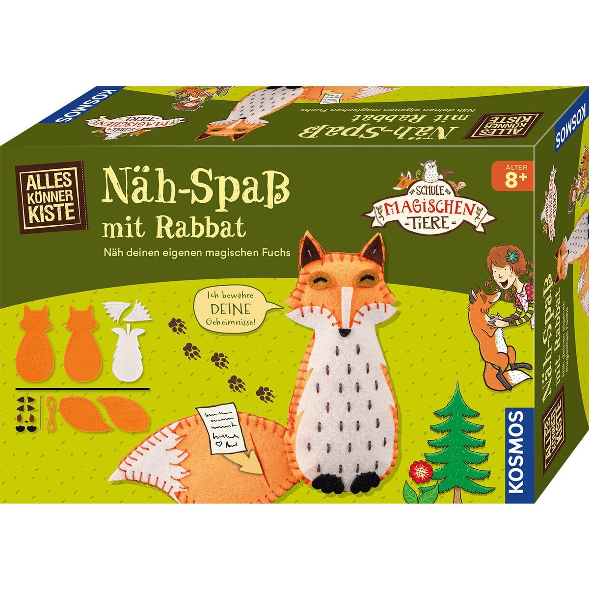 KOSMOS Alleskönner Kiste - Schule der magischen Tiere: Nähspaß mit Rabbat