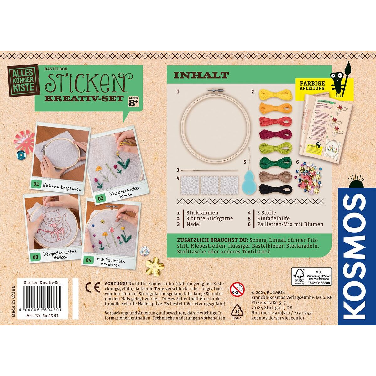 KOSMOS Sticken Kreativ-Set