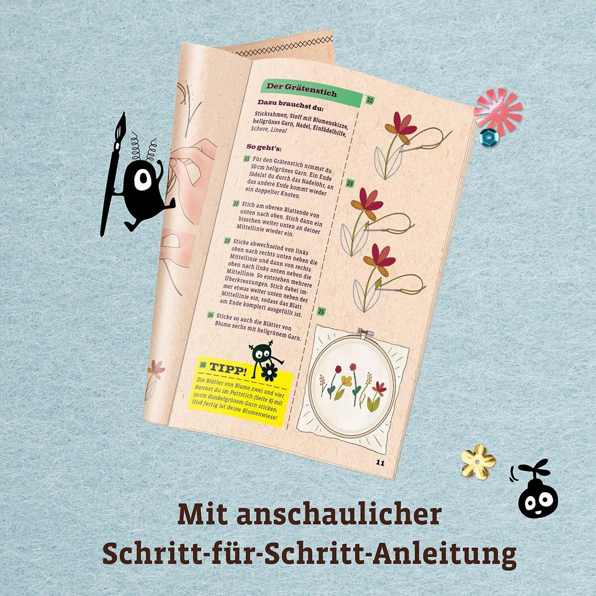 KOSMOS Sticken Kreativ-Set