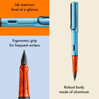 LAMY AL-star leichter Füllfederhalter denim Minenstärke M blau