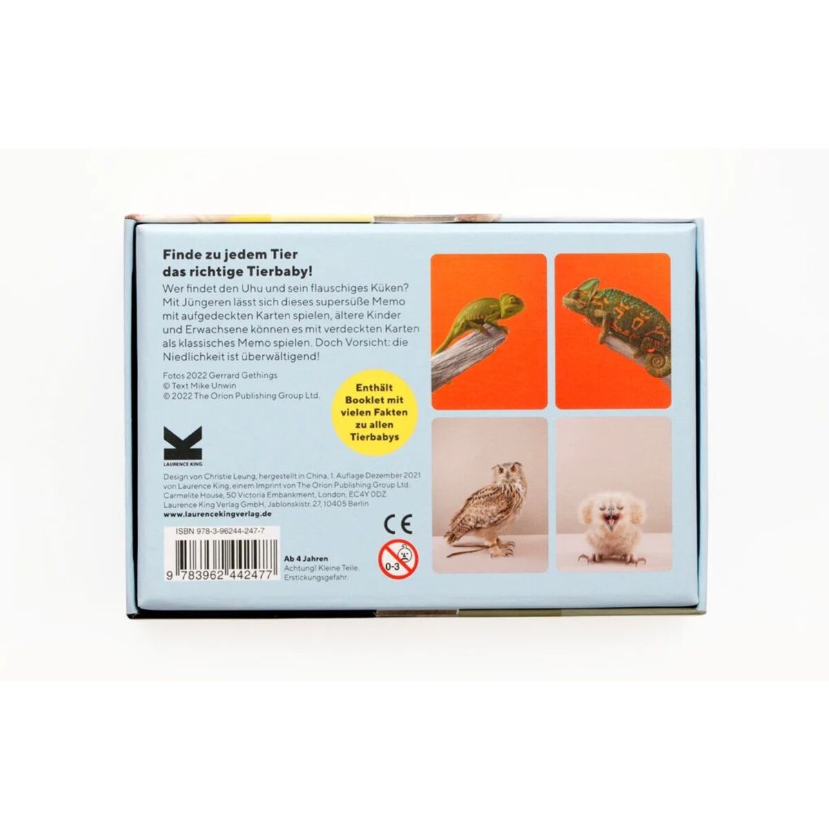 Laurence King Verlag klein & groß Ein Tierbaby-Memo