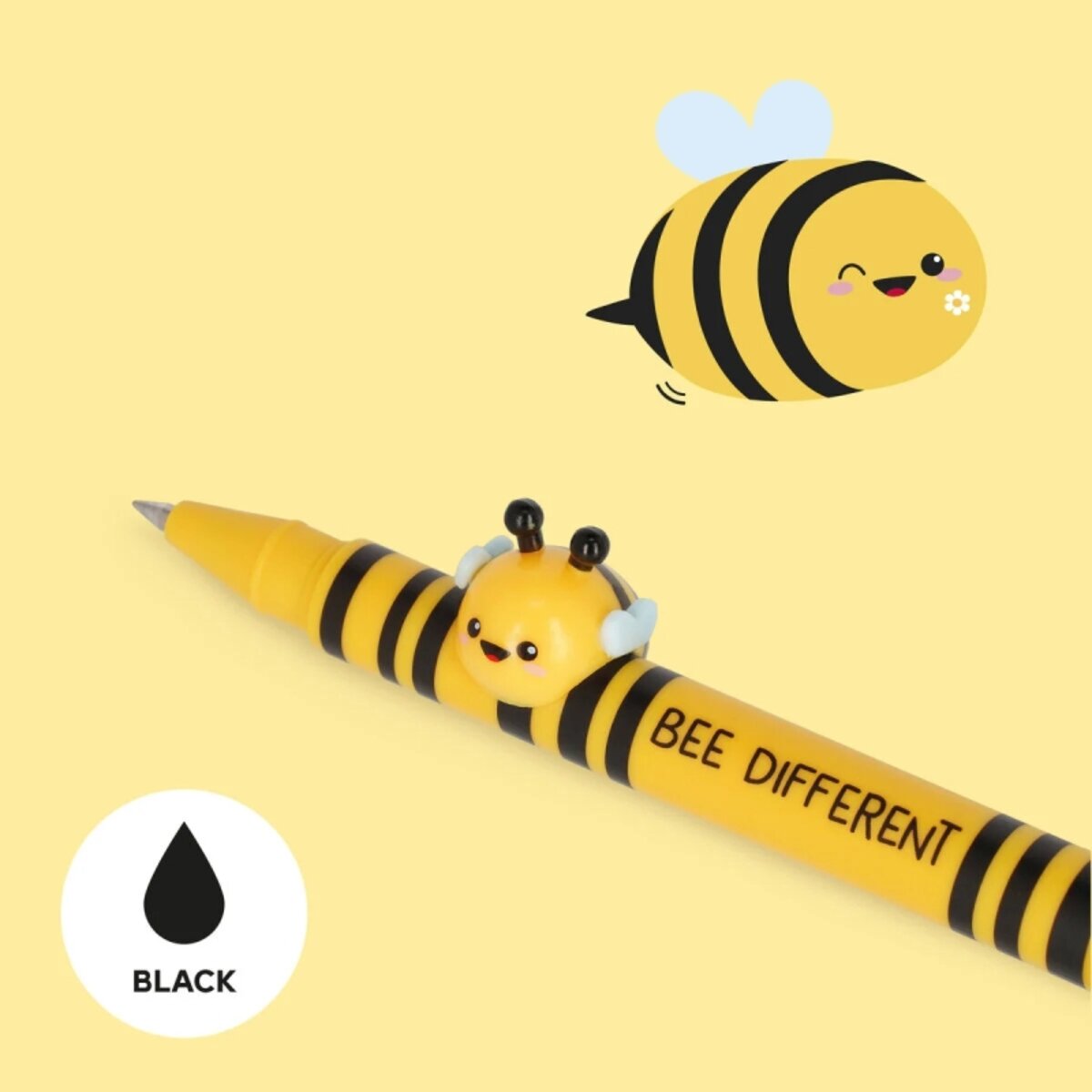 Legami Gelstift Lovely Friends Bienen-Figur 2 x14 cm Bee Different
