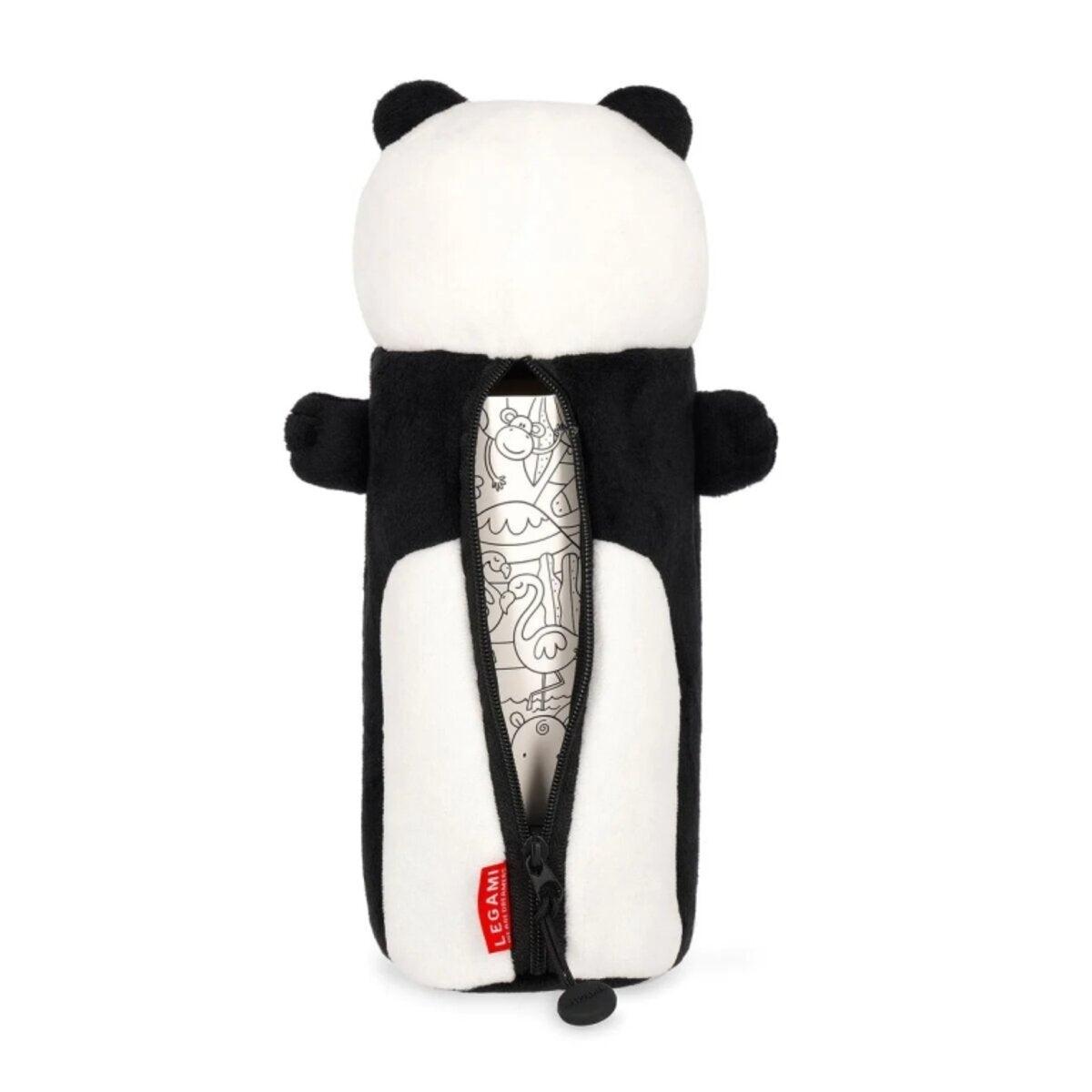 Legami Plüsch Schlampermäppchen Panda 14 x 8 x 24,5 cm