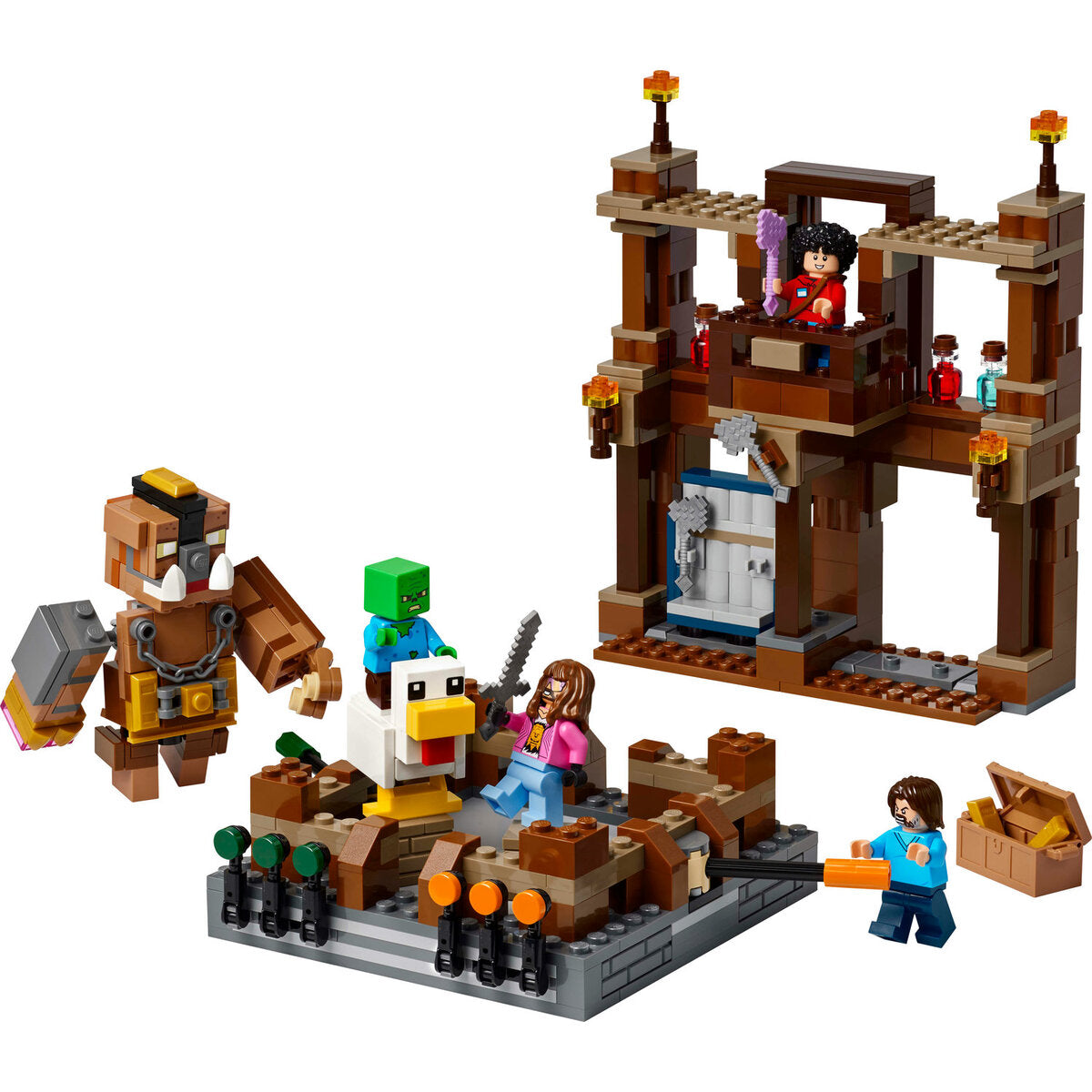 LEGO® 21272 Minecraft™ Waldanwesen mit Boxring