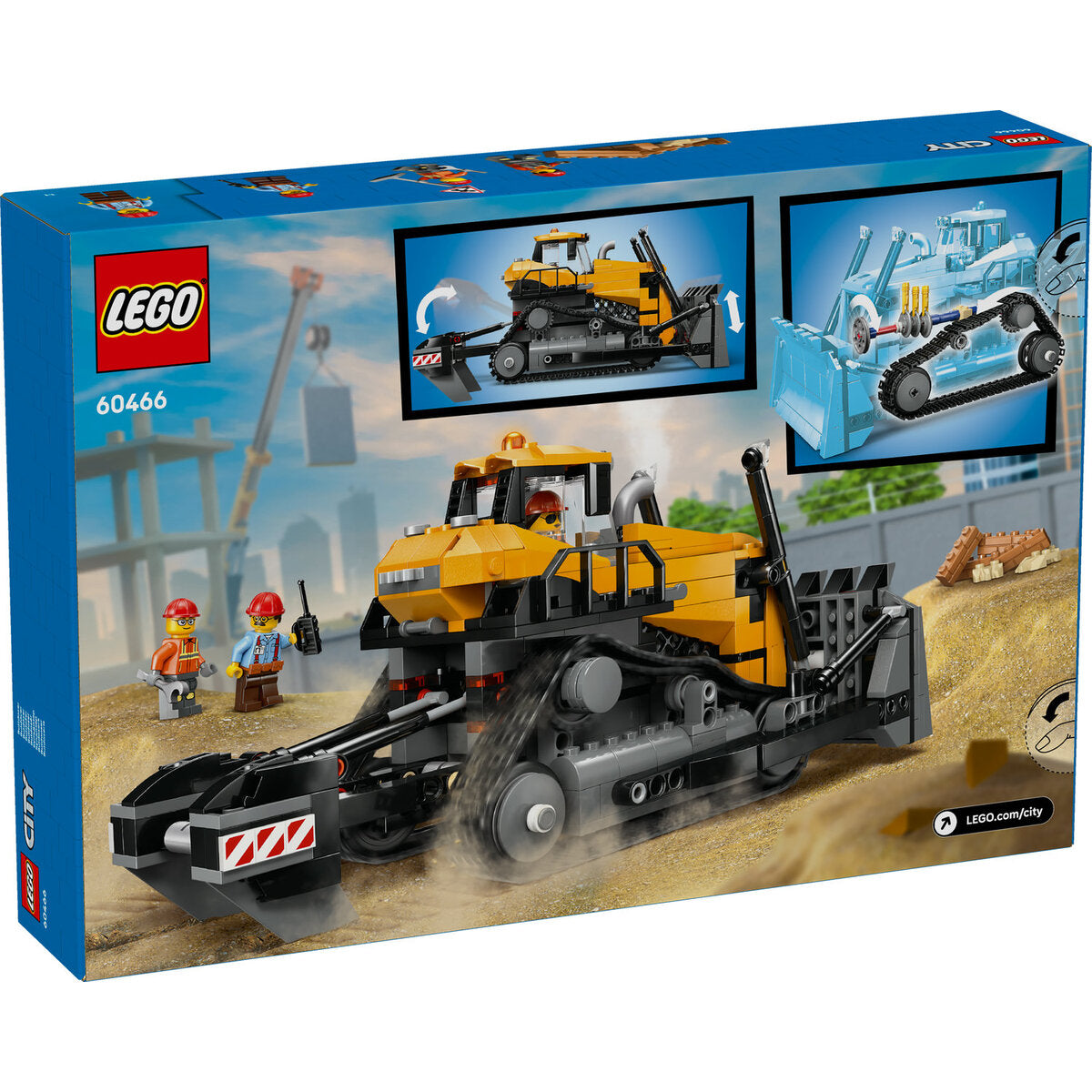 LEGO® City 60466 Gelber Bulldozer