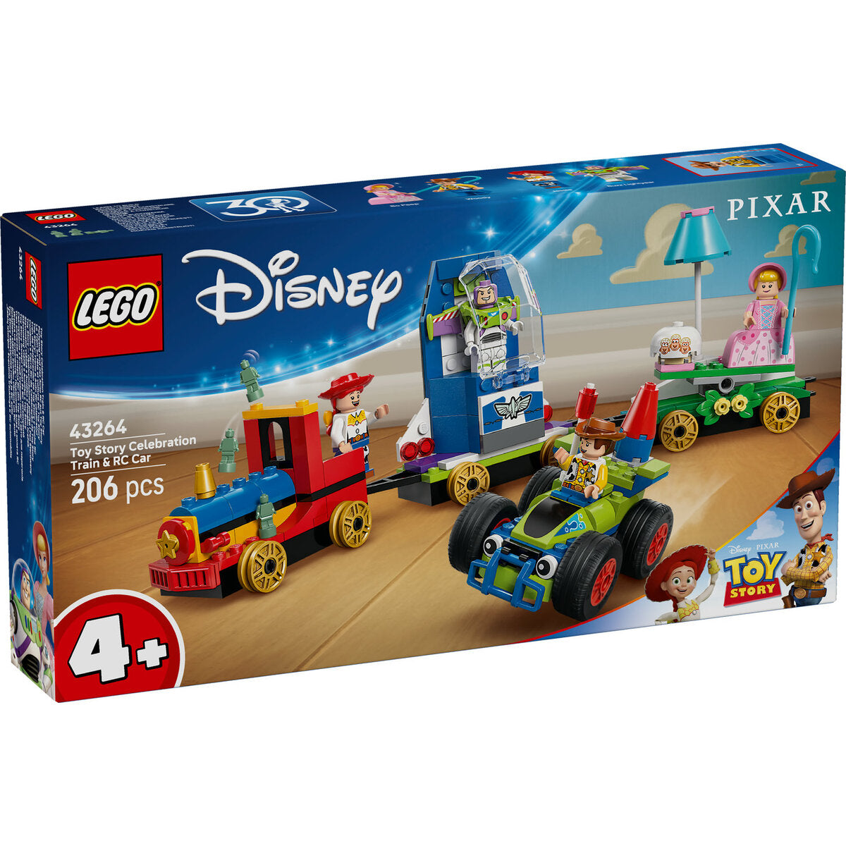 LEGO® Disney™ 43264 Partyzug und das Auto RC aus Toy Story