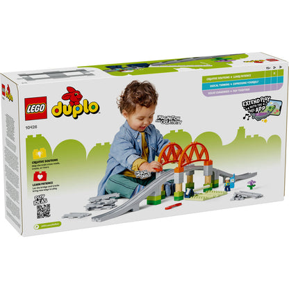 LEGO® DUPLO® 10426 Town Eisenbahnbrücke und Schienen – Erweiterungsset