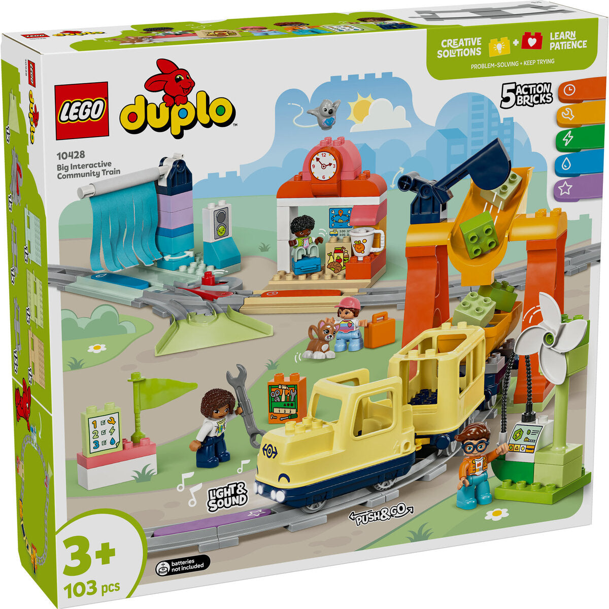 LEGO® DUPLO® 10428 Town Große interaktive Eisenbahn