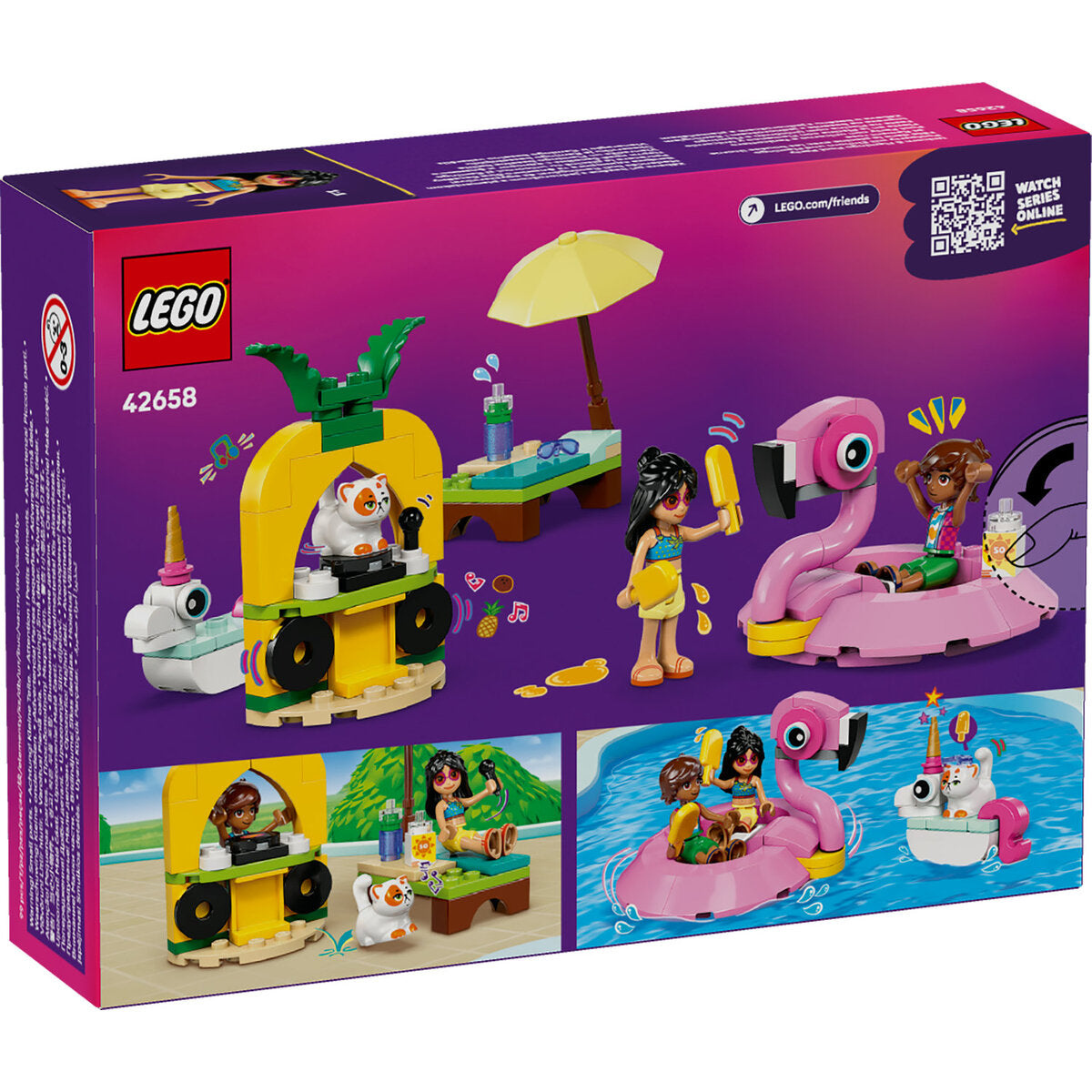 LEGO® Friends 42658 Poolparty mit Einhorn und Flamingo